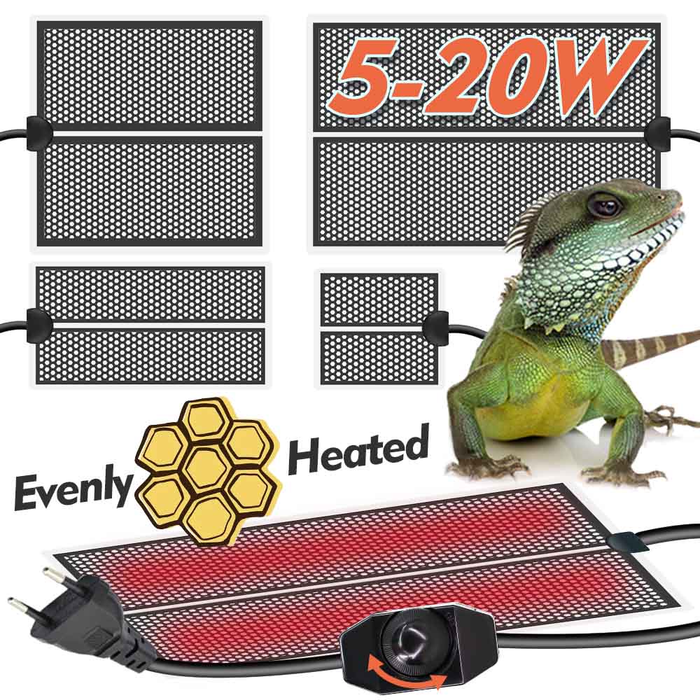 Planted Aquarium Heater - 5-20w matras panas reptil bantalan pemanas