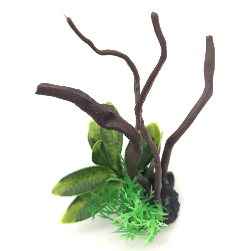 Aquarium Planted Wood - Dekorasi akuarium ikan tiruan ornamen air