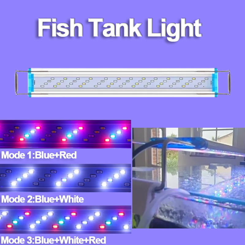 Aquarium Plant Grow Light - Lampu Akuarium 18cm 28cm 38cm 48cm