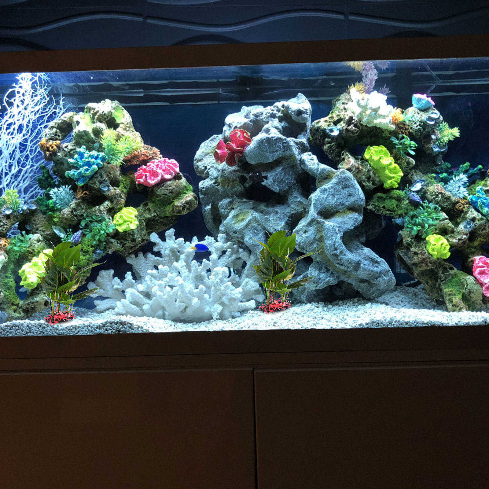 Non Planted Aquarium Fish - Tanaman Hijau Buatan Mirip Asli untuk