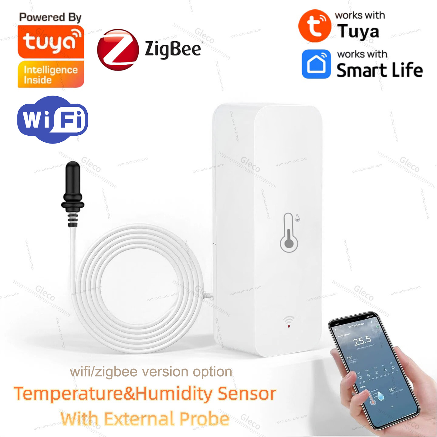 Aquarium Planting - Sensor Suhu dan Kelembapan Tuya Wifi