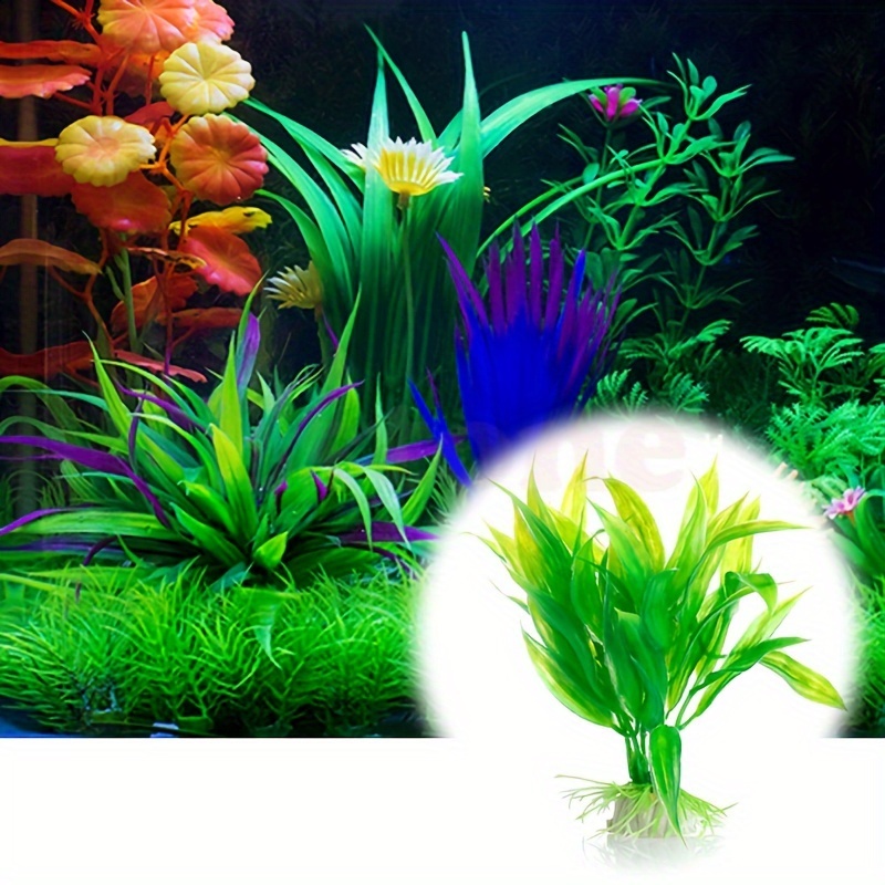Non Planted Aquarium Fish - 10 Buah Tanaman Air Buatan Dekorasi