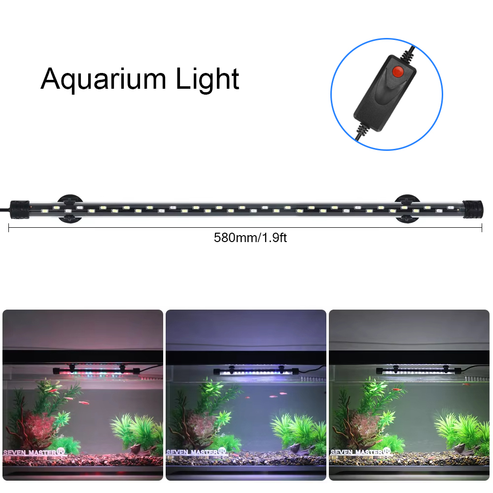 Aquarium Plant Grow Light - Lampu LED dekorasi akuarium, 58CM lampu