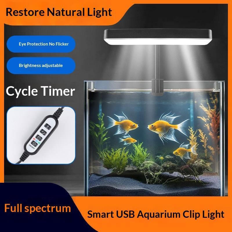 Aquarium Planting - Lampu Akuarium LED Spektrum Penuh 360