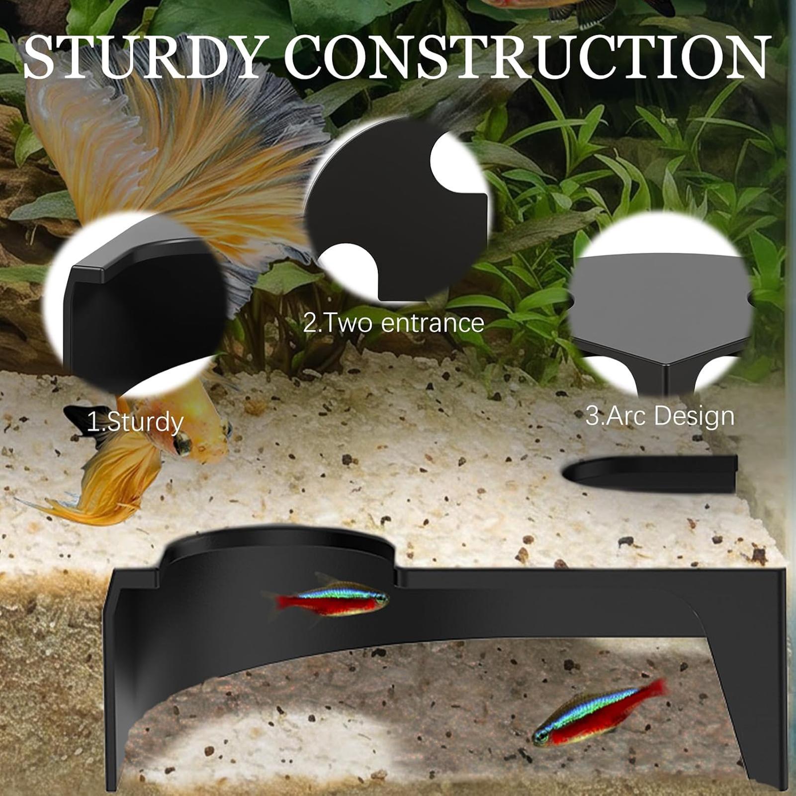 Terowongan Akuarium Sudut Keci - Non Planted Aquarium Fish ulasan dan harga
