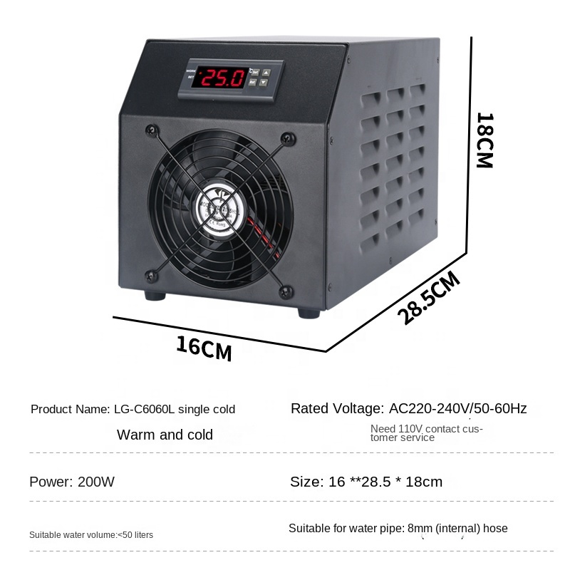 Pendingin Air Mini Termostatik - Planted Aquarium Water Temperature ulasan dan harga