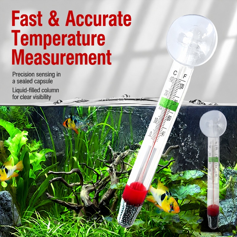 Termometer Kaca Akuarium denga - Planted Aquarium Water Temperature ulasan dan harga