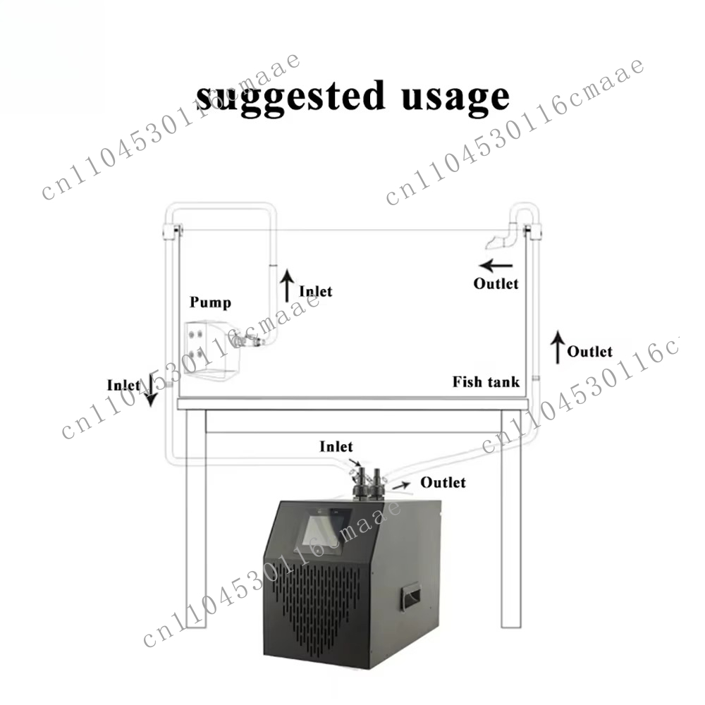 Pendingin Air Akuarium Laut YS - Planted Aquarium Water Temperature ulasan dan harga