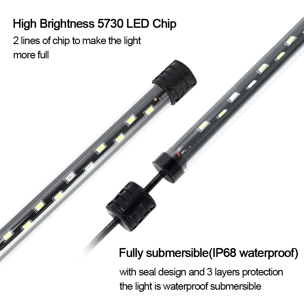 Lampu LED dekorasi akuarium, 5 - Aquarium Plant Grow Light ulasan dan harga