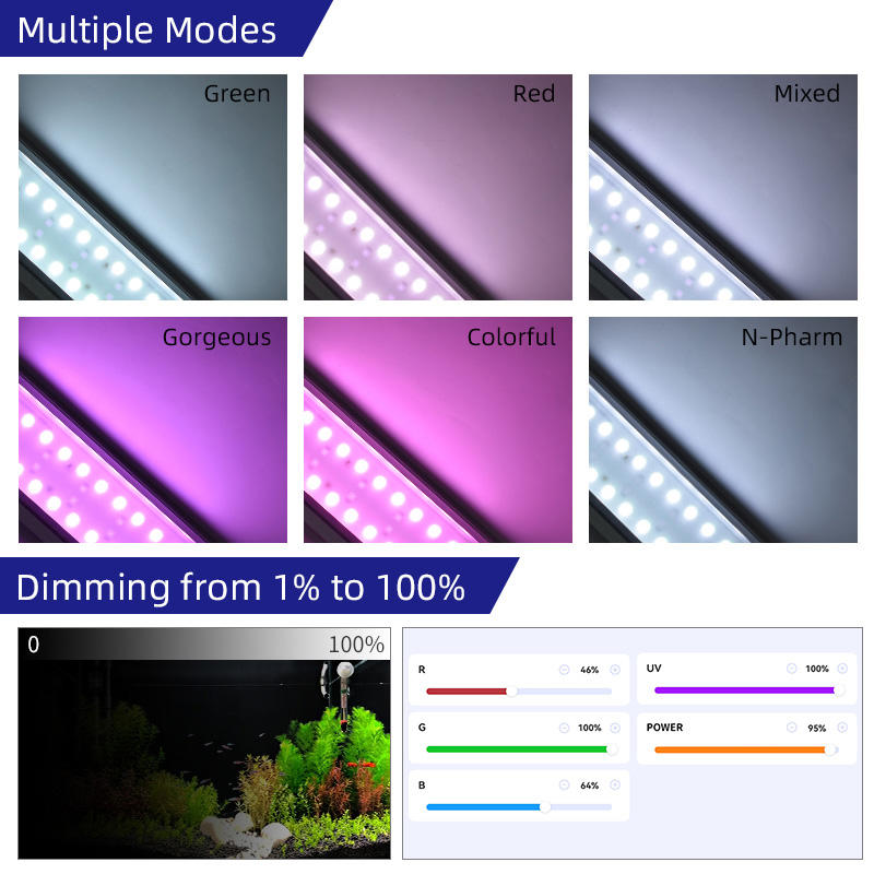 Lampu Tanaman Air LED Smart Aq - Aquarium Plant Grow Light ulasan dan harga