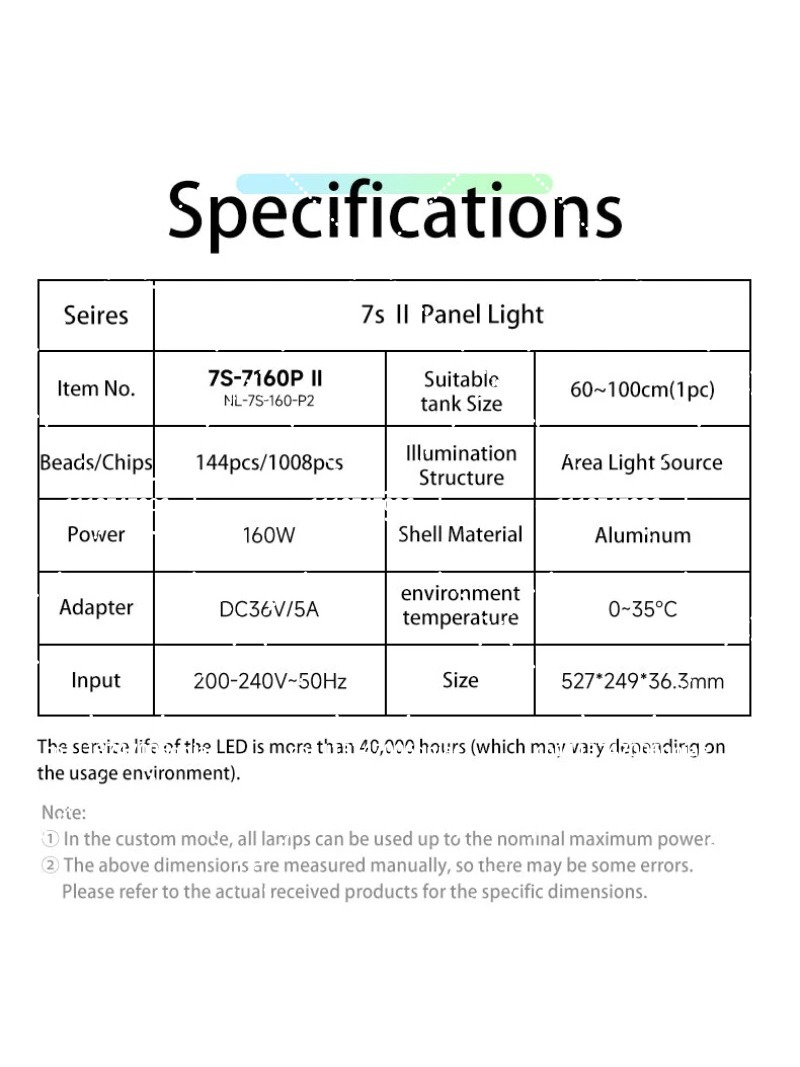 Lampu LED Akuarium 160W RGB Sp - Aquarium Planting ulasan dan harga